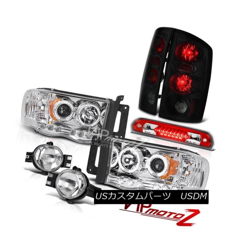 ヘッドライト 2002-2005 Ram 1500 2x Halo Projector Sinister Black Taillight Fog Roof Cargo LED 2002-2005 Ram 1500 2x Haloプロジェクター灰色黒尾灯霧屋根貨物LED 【並行輸入品】