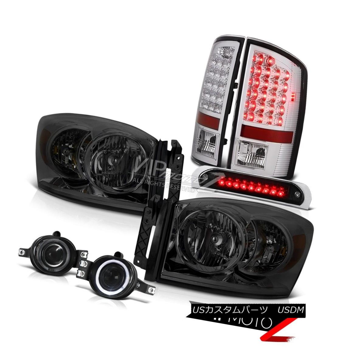 ヘッドライト 2007-2008 Dodge Ram 1500 Headlights L+R BRIGHTEST LED Taillights Fog Brake Cargo 2007-2008 Dodge Ram 1500ヘッドライトL + R BRIGHTEST LEDテールライトフォグブレーキカーゴ 【並行輸入品】