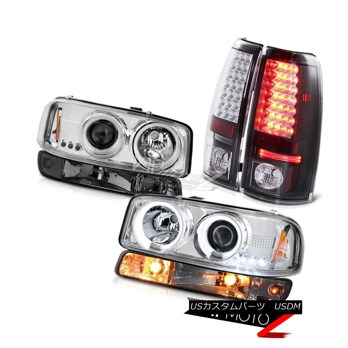 適当な価格 ライト ランプ 6 6l Sierra 99 06 ヘッドライト Black 99 06シエラ6 6lブラックテールライトスモーシグナル ライトccflプロジェクターヘッドランプ Headlamps Projector Ccfl Light Signal Smokey Taillights Zambettis Com