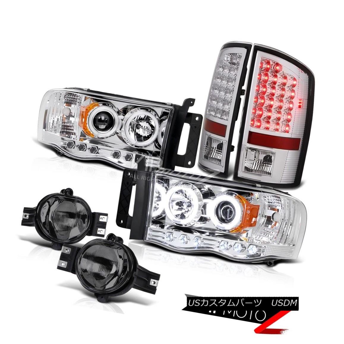 ヘッドライト Ram SRT-10 CCFL Projector Headlamp+LED Tail Lights+Driving Fog Lamps Ram 02-05 ラムSRT-10 CCFLプロジェクターヘッドランプ+ LEDテールライト+ドライビングフォグランプRam 02-05 【並行輸入品】