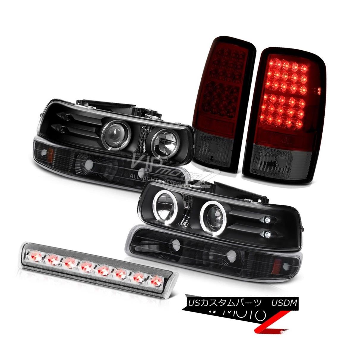 ヘッドライト LED Projector Headlights Inky Black Bumper Rear Tail Lights Cargo 00-06 Tahoe LS LEDプロジェクターヘッドライトInky Black Bumperリアテールライトカーゴ00-06 Tahoe LS 【並行輸入品】