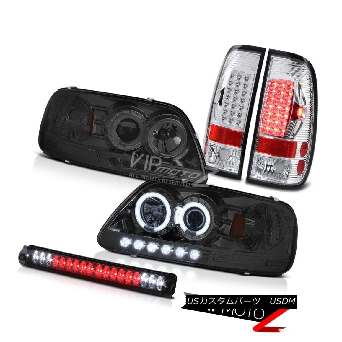 ヘッドライト CCFL Halo Headlight 97-03 F150 XL Chrome LED SMD Tail Light 3rd Brake Lamp Smoke CCFL Haloヘッドライト97-03 F150 XLクロームLED SMDテールライト第3ブレーキランプ煙 【並行輸入品】