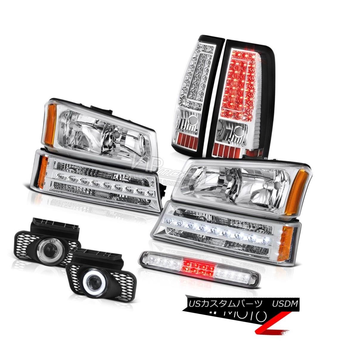 ヘッドライト 03-06 Silverado 1500 Chrome 3RD Brake Lamp Foglamps Taillights Parking Headlamps 03-06 Silverado 1500 Chrome 3RDブレーキランプフォグランプ曇りパーキングヘッドランプ 【並行輸入品】
