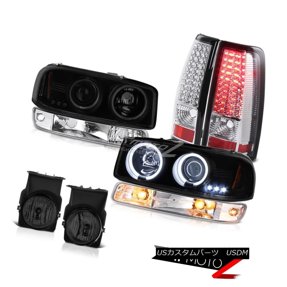 ヘッドライト 2003-2006 GMC Sierra Fog lights smd tail signal lamp darkest smoke Headlamps 2003-2006 GMCシエラ・フォグ・ライトsmdテール・シグナル・ランプダーク・スモールヘッドランプ 【並行輸入品】