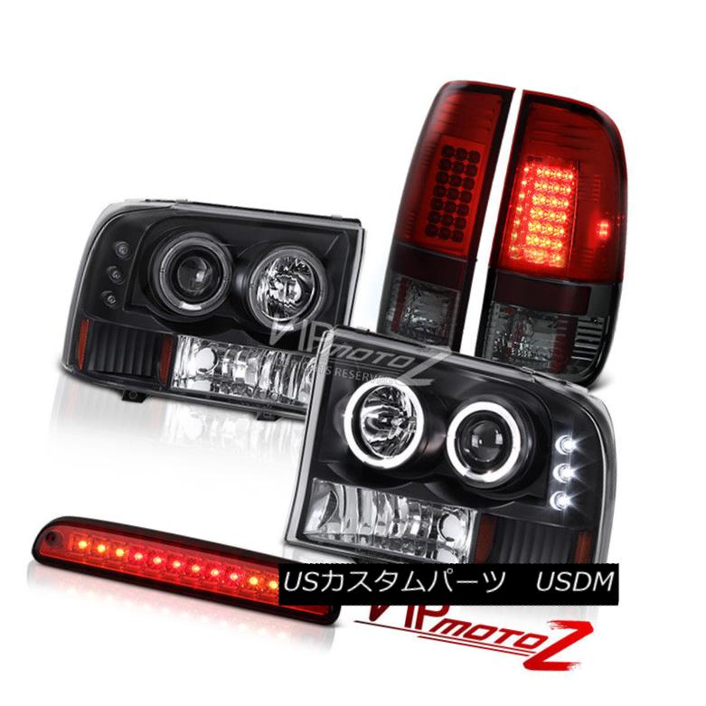 ヘッドライト Daytime Projector Headlights High Stop LED Red SMD Rear Tail 1999-2004 Ford F350 昼間プロジェクターヘッドライトハイストップLEDレッドSMDリアテール1999-2004 Ford F350 【並行輸入品】