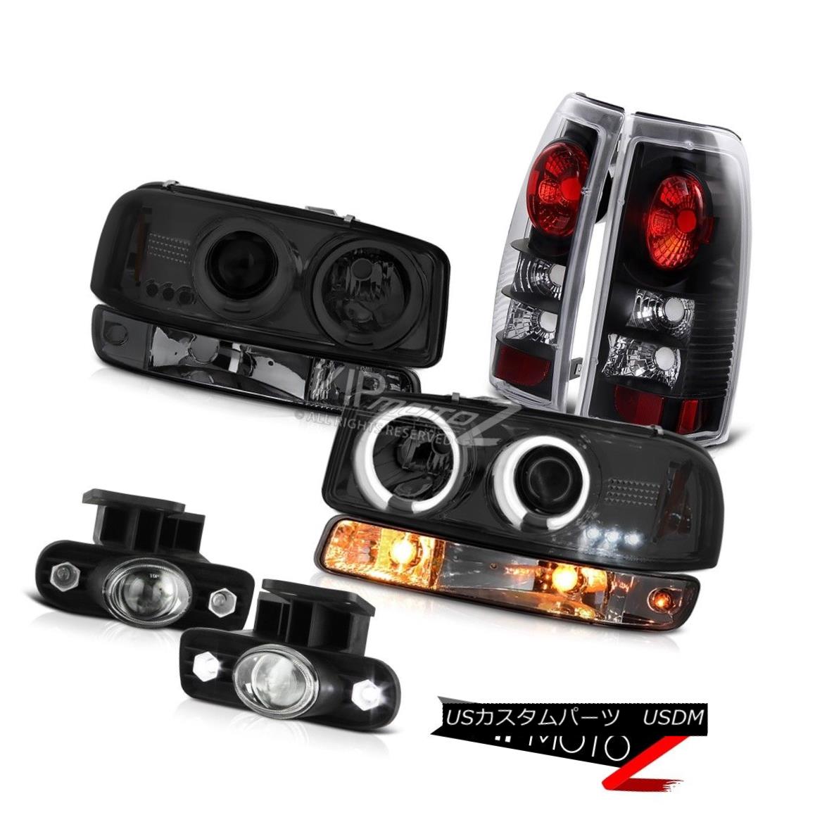 ヘッドライト 99-02 Sierra SL Foglights black taillamps signal light ccfl headlights Euro LED 99-02シエラSLフォグライトブラックテールライト信号光ccflヘッドライトユーロLED 【並行輸入品】
