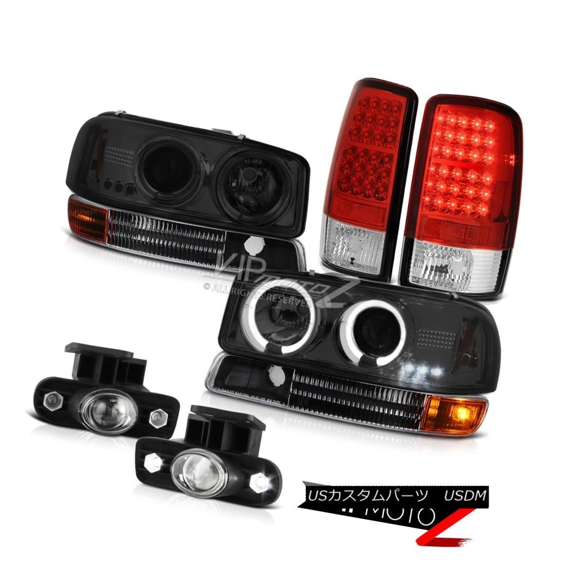 ヘッドライト 2000-2006 Yukon XL 1500 Projector Headlight Halo Bumper Rear Tail Light Fog Lamp 2000-2006ユーコンXL 1500プロジェクターヘッドライトハローバンパーリアテールライトフォグランプ 【並行輸入品】