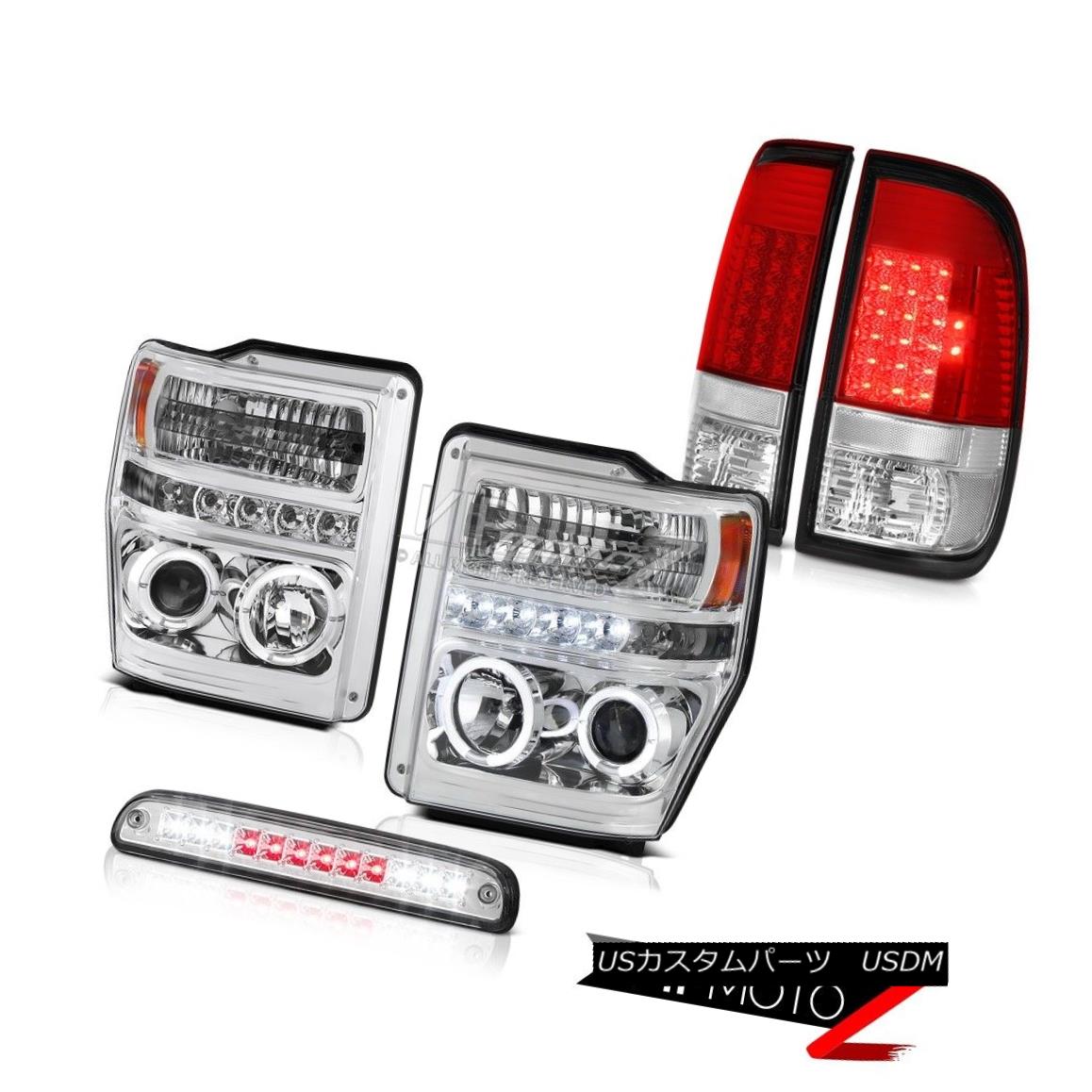 ヘッドライト 2008 2009 2010 Ford F-350 Euro Halo LED Headlights Brake Tail Lights High Stop 2008年2009年2010年Ford F-350ユーロHaloヘッドライトブレーキテールライトHigh Stop 【並行輸入品】 69,333円