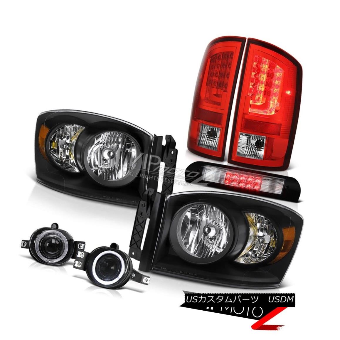 ヘッドライト 2006 Ram 3.7L Tail Lights Headlamps Fog Roof Cab Light Factory STyle Replacement 2006 Ram 3.7Lテールライトヘッドランプ霧屋根キャブライト工場STyle交換 【並行輸入品】