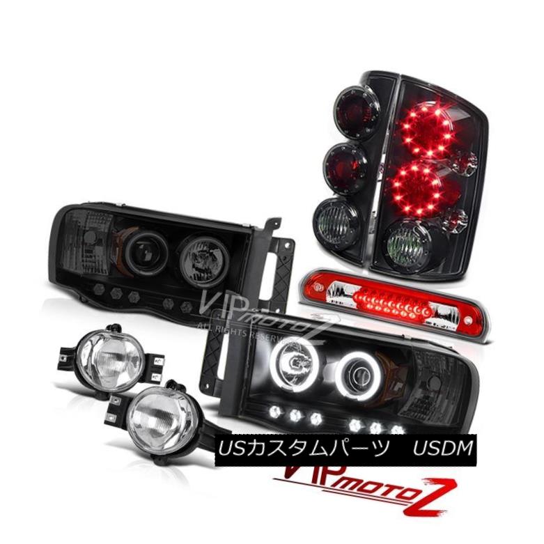 ヘッドライト 02 03 04 05 Dodge Ram Headlights Dark LED Brake Tail Lights Foglamps 3rd Red 02 03 04 05ダッジラムヘッドライトダークLEDブレーキテールライトフォグライト第3赤 【並行輸入品】