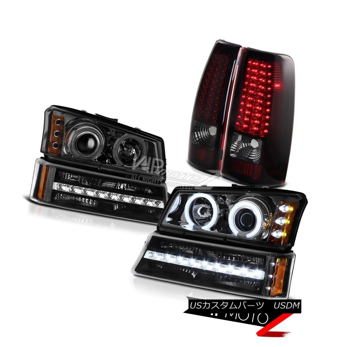 ヘッドライト 03-06 Silverado 1500 Taillamps nighthawk black bumper lamp dark smoke headlights 03-06 Silverado 1500 Taillampsナイトホークブラックバンパーランプダークスモールヘッドライト 【並行輸入品】 69,333円