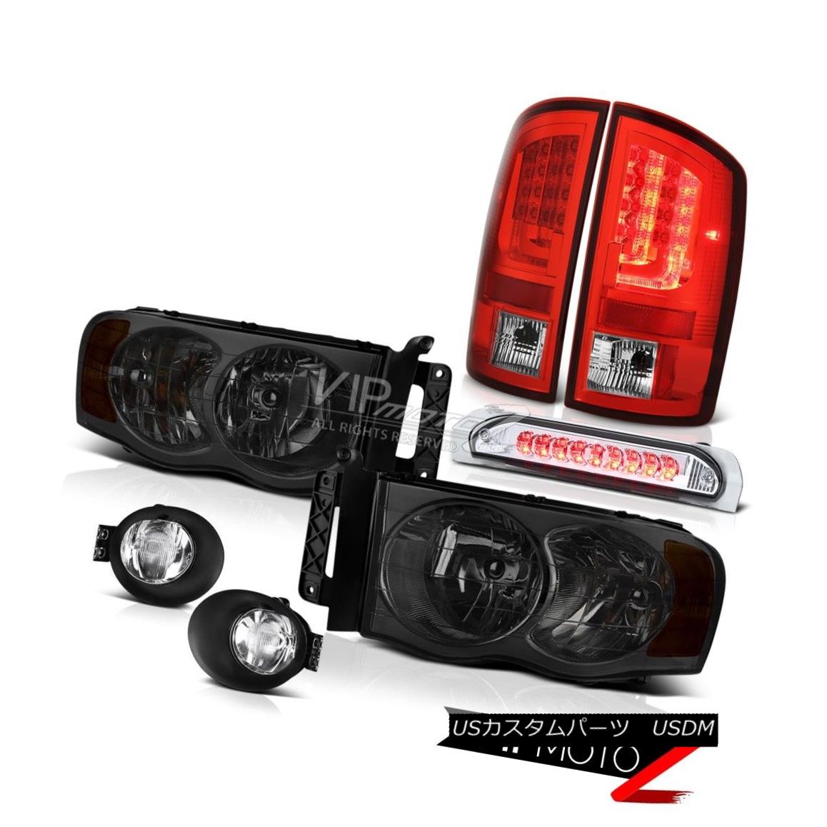 ヘッドライト 02-05 Ram 1500 2500 1500 3.7L Taillights Foglights Headlights Third Brake Light 02-05ラム1500 2500 1500 3.7Lターンライトフォグライトヘッドライト第3ブレーキライト 【並行輸入品】