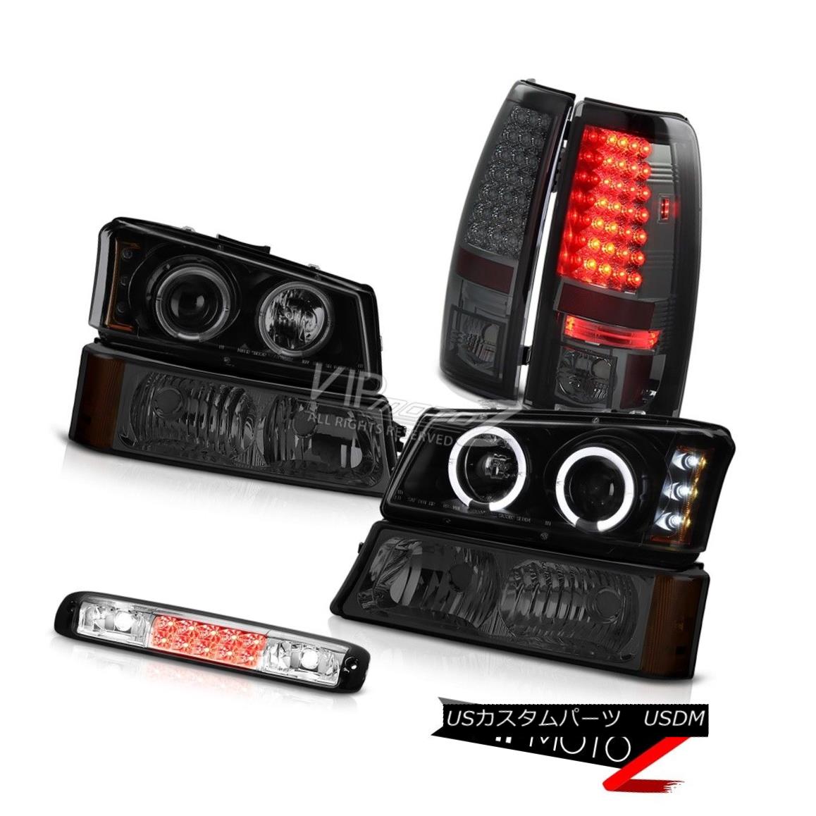 ヘッドライト 03-06 Silverado 3500Hd Bumper Lamp Chrome Third Brake Headlamps Rear Lamps SMD 03-06 Silverado 3500HdバンパーランプクロームサードブレーキヘッドランプリアランプSMD 【並行輸入品】