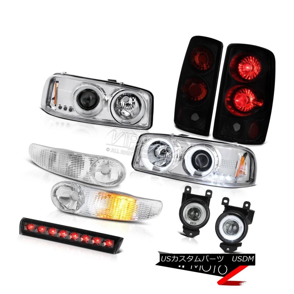 ヘッドライト Euro CCFL Halo Headlights Fog Lamps Roof Brake LED Set 01-06 GMC Yukon XL Denali ユーロCCFL Haloヘッドライトフォグランプ屋根ブレーキLEDセット01-06 GMC Yukon XL Denali 【並行輸入品】