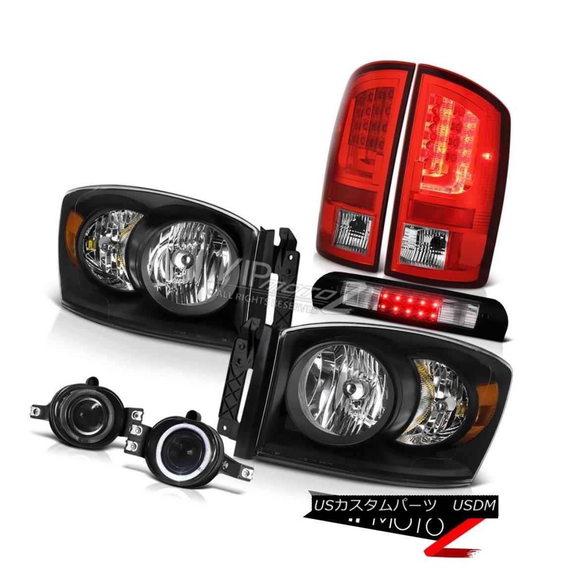 ヘッドライト 2006 Ram 5.7L Tail Lamps Headlamps Smoked Foglamps High STop Lamp \