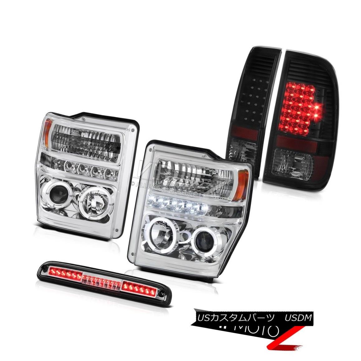 ヘッドライト 2008-2010 F350 5.4L Clear Headlights Smoke Tinted LED Tail Lights Euro 3rd Brake 2008-2010 F350 5.4Lクリアヘッドライト煙がかかったLEDテールライトユーロ第3ブレーキ 【並行輸入品】 69,333円