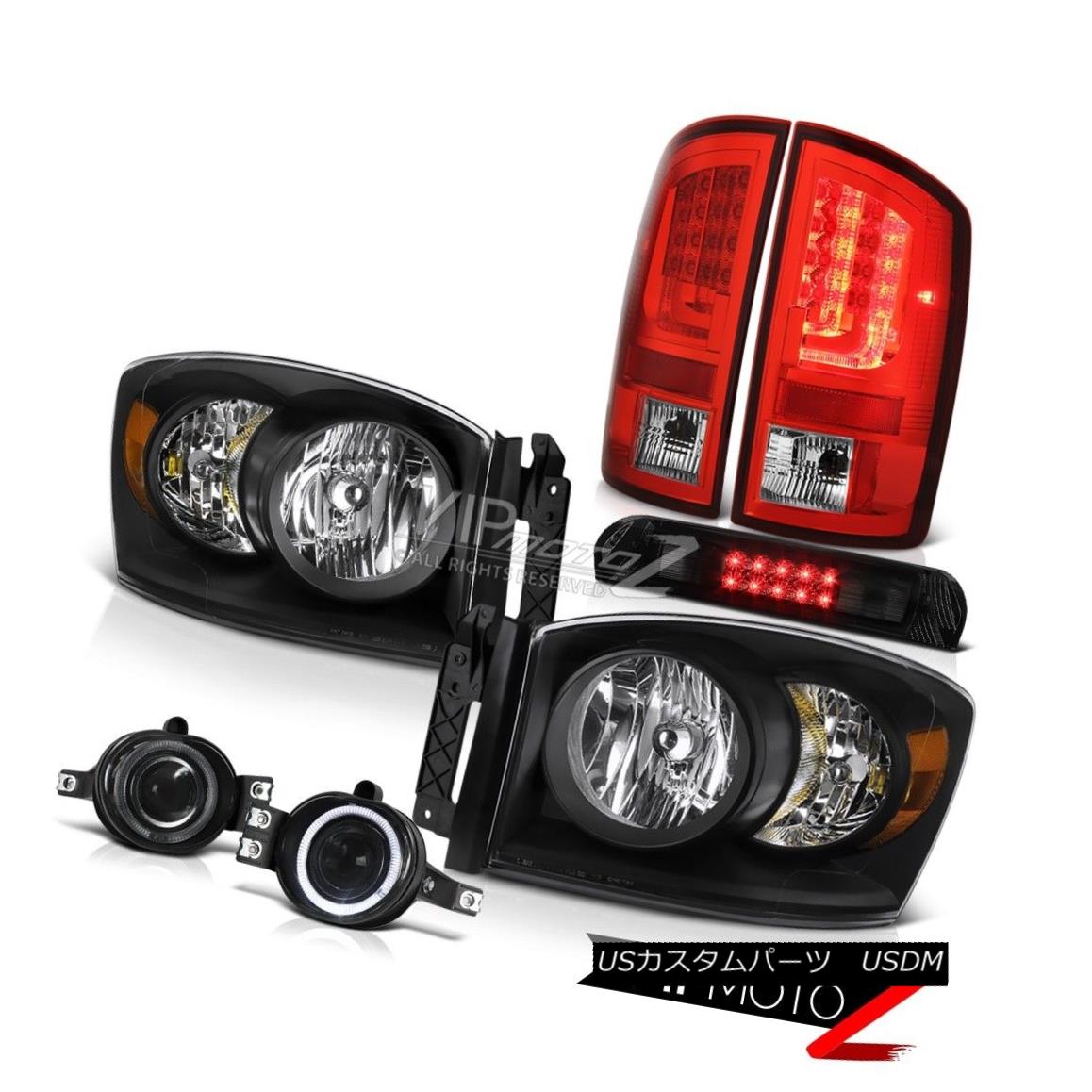 ヘッドライト 2006 Ram SRT-10 Wine Red Taillights Headlights Foglights Third Brake Lamp LED 2006 Ram SRT-10ワインレッドティアライトヘッドライトフォグライト第3ブレーキランプLED 【並行輸入品】