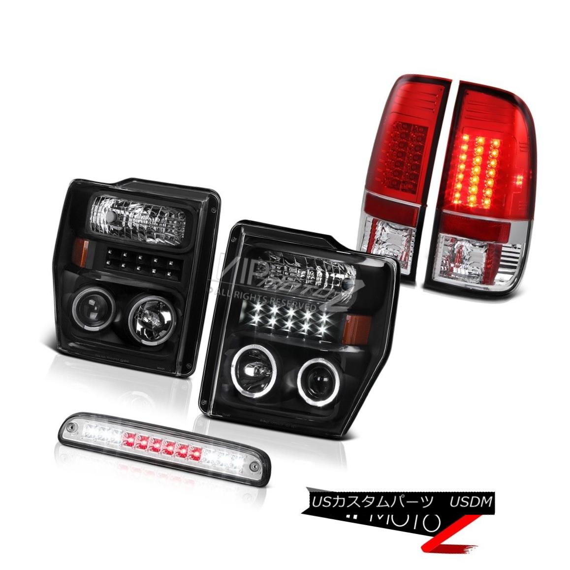 ヘッドライト Dual Halo Headlight Brake Cargo LED Signal Tail Light 2008 2009 2010 F250 Lariat デュアルHaloヘッドライトブレーキカーゴLEDシグナルテールライト2008 2009 2010 F250 Lariat 【並行輸入品】