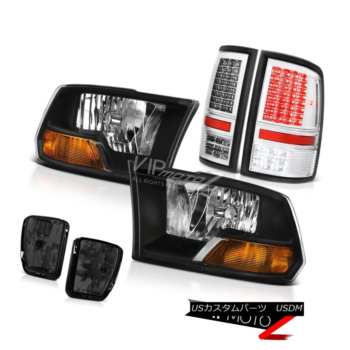 ヘッドライト 13-17 Ram 1500 Express Foglamps Taillamps Headlamps CrySTal Lens SMD Replacement 13-17ラム1500エクスプレスフォグランプタイルランプヘッドランプCrySTalレンズSMD交換 【並行輸入品】