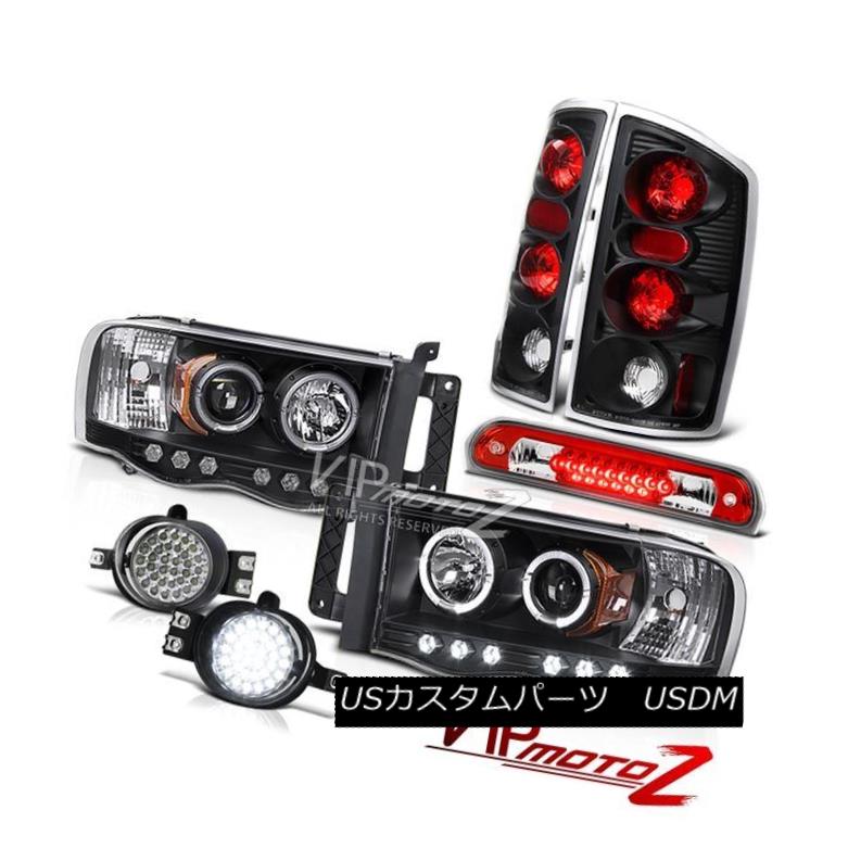 ヘッドライト 02-05 Ram TurboDiesel Dual Halo Headlights Tail Brake Lamps LED Fog Kit Roof Red 02-05ラムターボディーゼルデュアルヘイローヘッドライトテールブレーキランプLEDフォグキットルーフレッド 【並行輸入品】