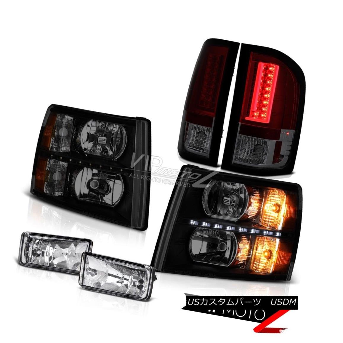 ヘッドライト 07-13 Silverado WT Tail Lights Headlamps LED DRL Fog OLED Neon Tube Light Bar 07-13 Silverado WTテールライトヘッドランプLED DRLフォグOLEDネオンチューブライトバー 【並行輸入品】