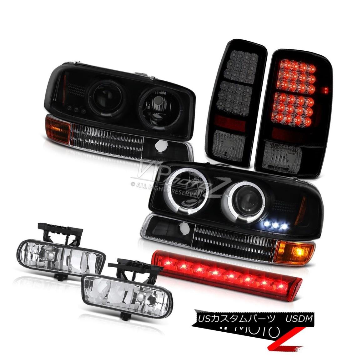 ヘッドライト 00 01 02 03 04 05 06 Yukon Halo LED Headlight Bumper Signal Fog Lights Red Brake 00 01 02 03 04 05 06ユーコンヘイローLEDヘッドライトバンパー信号フォグライトレッドブレーキ 【並行輸入品】