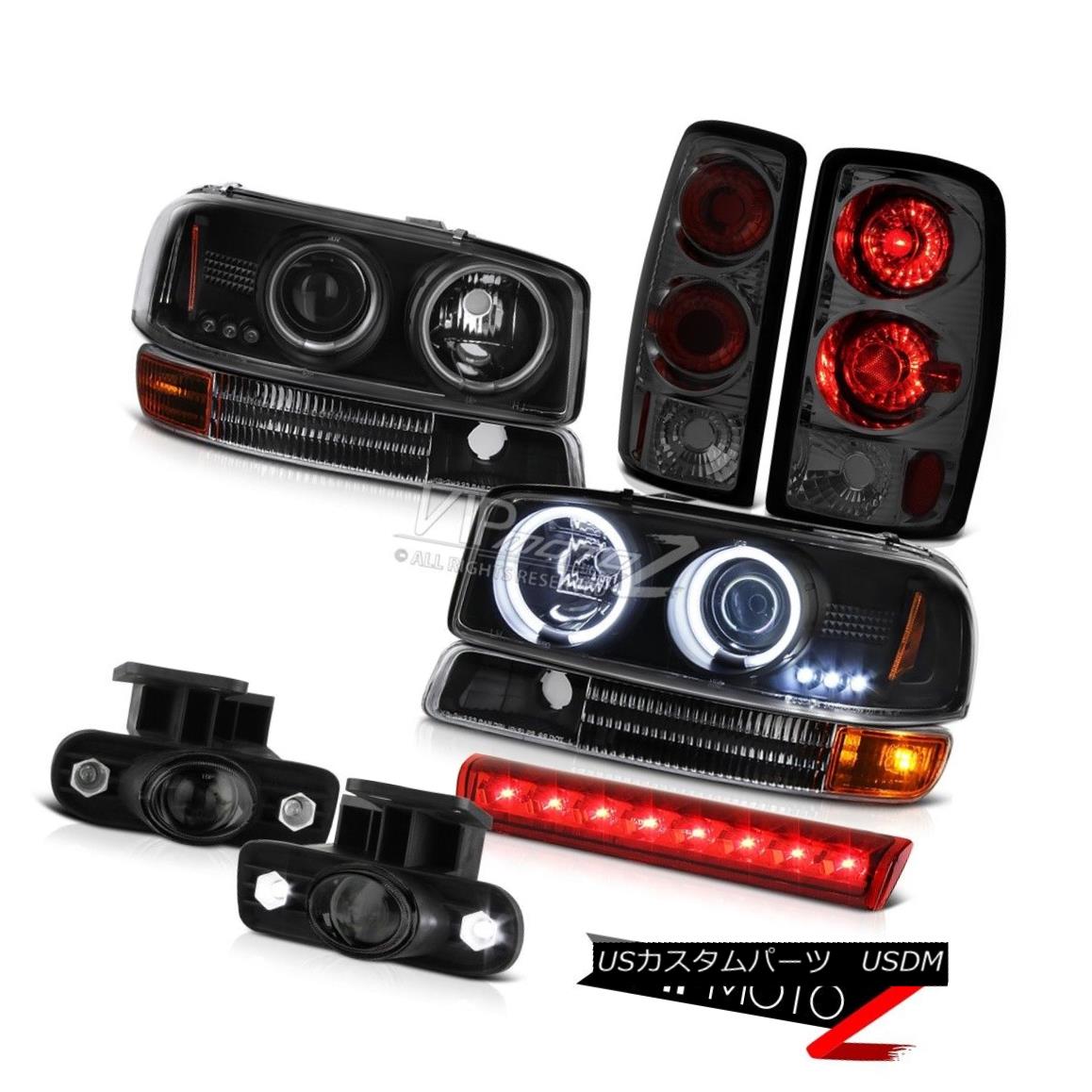 ヘッドライト 00-06 Yukon 5.3L CCFL Halo Headlight Signal Tail Lights FogLamps Third Brake LED 00-06ユーコン5.3L CCFLハローヘッドライト信号テールライトフォグランプ第3ブレーキLED 【並行輸入品】