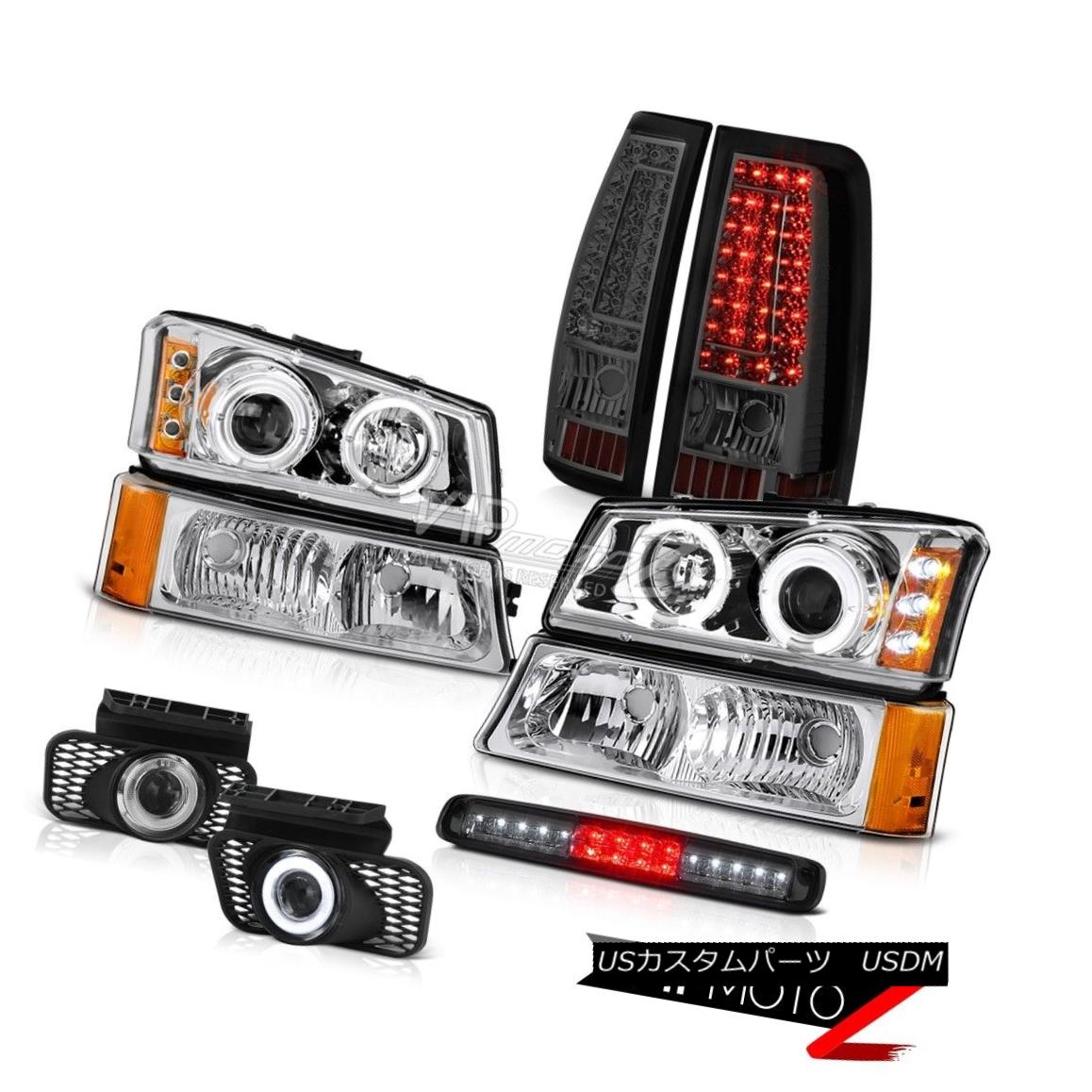ヘッドライト 03-06 Silverado Signal Lamp 3RD Brake Tail Lights Fog Projector Headlamps SMD 03-06 Silverado信号ランプ3RDブレーキテールライト霧プロジェクターヘッドランプSMD 【並行輸入品】