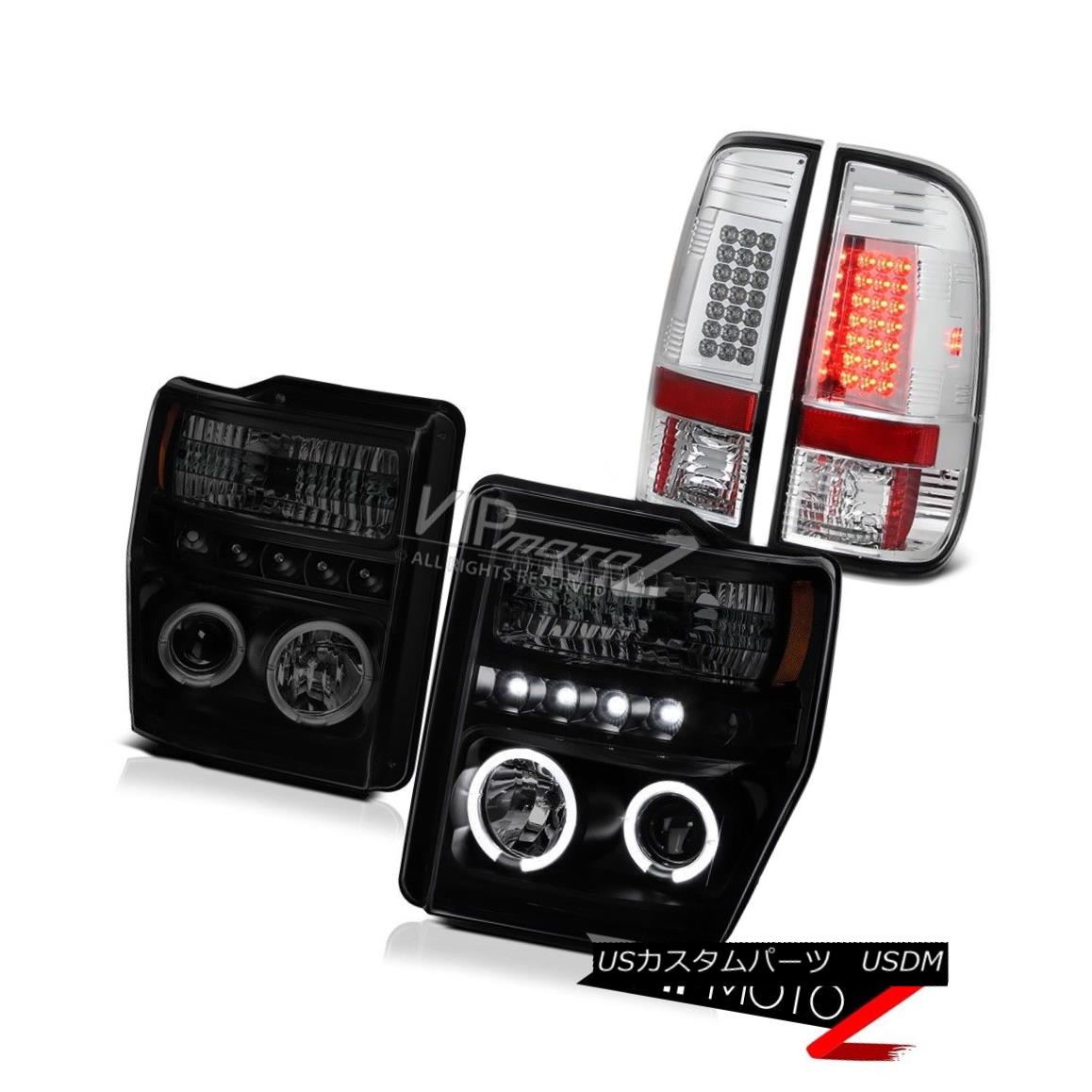ヘッドライト 2008 2009 2010 Ford Superduty 6.8L Harley Davidson DRL Headlamps Rear Tail Light 2008年2009年2010年フォードSuperduty 6.8LハーレーダビッドソンDRLヘッドランプリアテールライト 【並行輸入品】