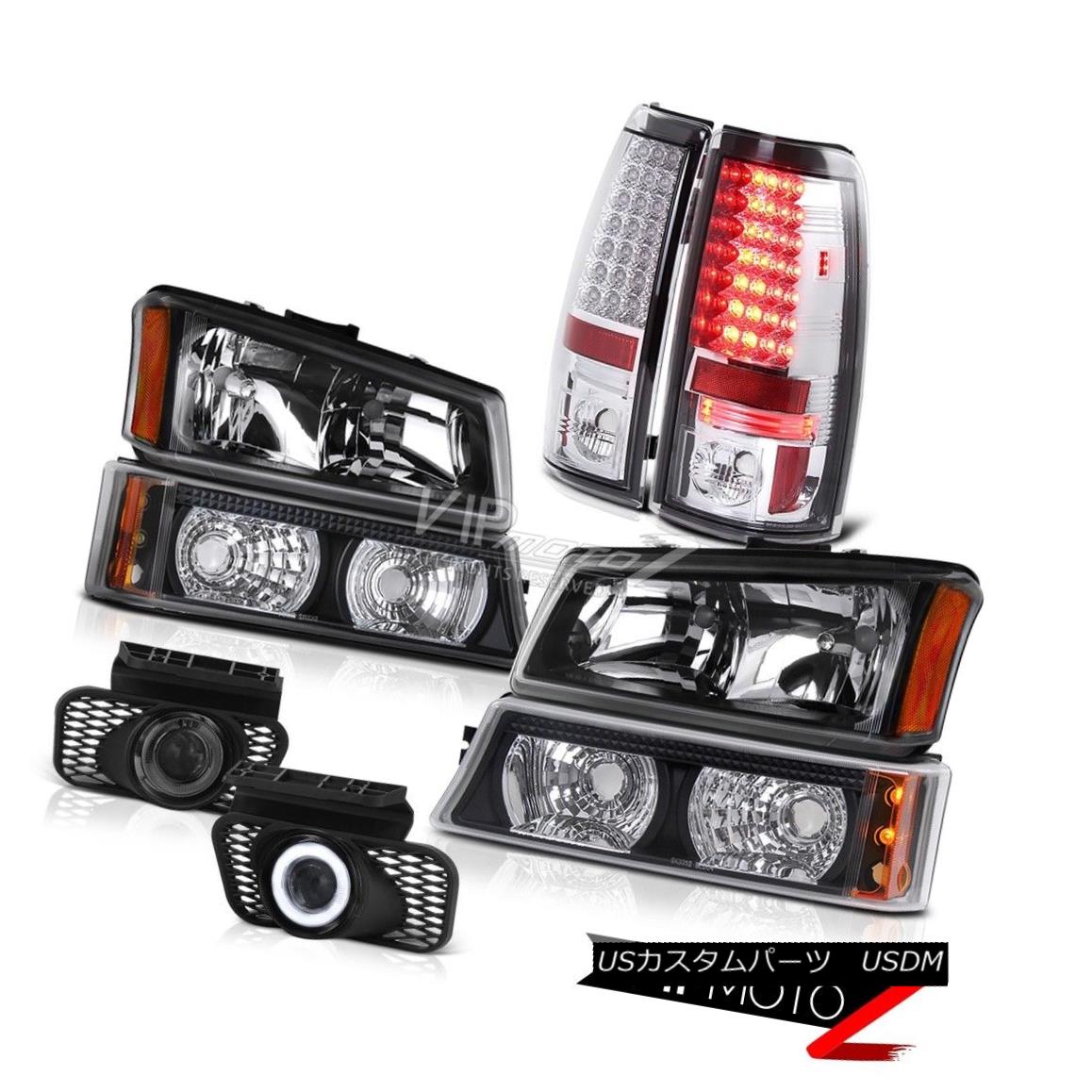 ヘッドライト Black Diamond Headlights Parking Chrome LED Taillamps DRL Fog 03 04 05 Silverado ブラックダイヤモンドヘッドライトパーキングクロームLEDタイルランプDRL Fog 03 04 05 Silverado 【並行輸入品】 69,333円