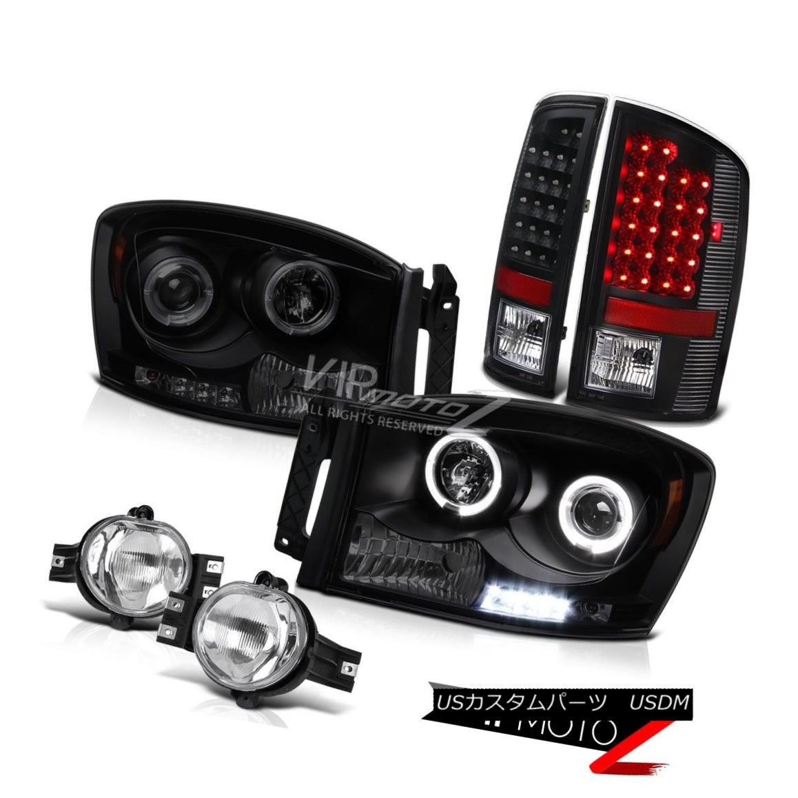 ヘッドライト Projector Angel Eye Headlight SMD Brake Tail Lights Fog Ram 5.9L SLT 2007 2008 プロジェクターエンジェルアイヘッドライトSMDブレーキテールライトフォグラム5.9L SLT 2007 2008 【並行輸入品】 69,333円