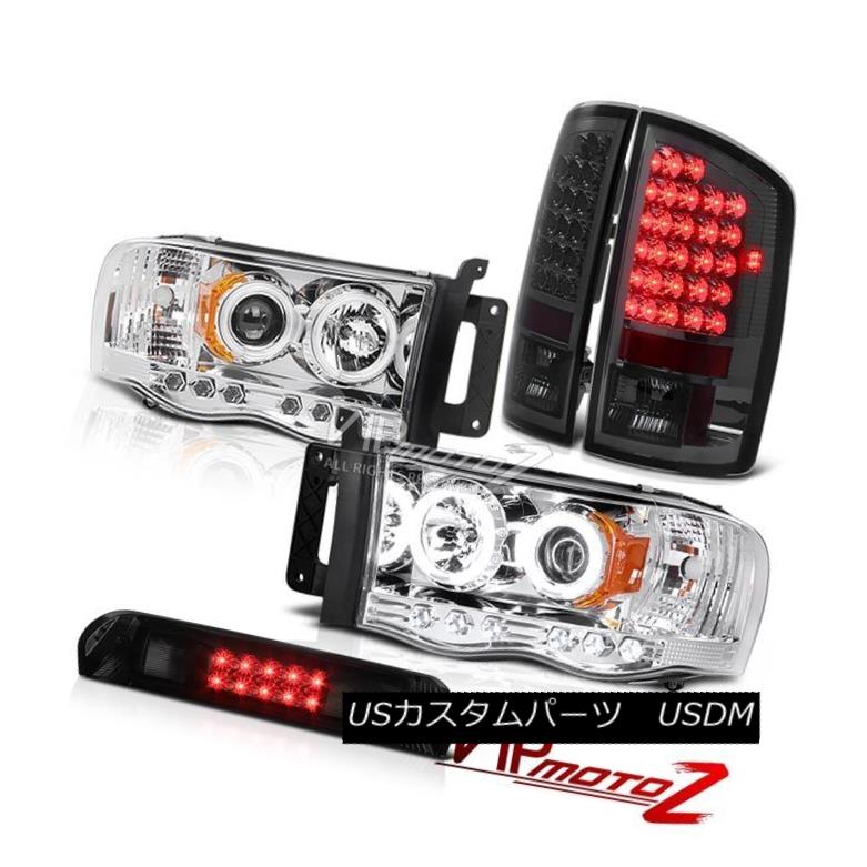 ヘッドライト Headlights CCFL Angel Eye Tail Lights Tinted 3rd Brake LED 02 03 04 05 Ram 3500 ヘッドライトCCFLエンジェルアイテールライト第3ブレーキLED 02 03 04 05 Ram 3500 【並行輸入品】