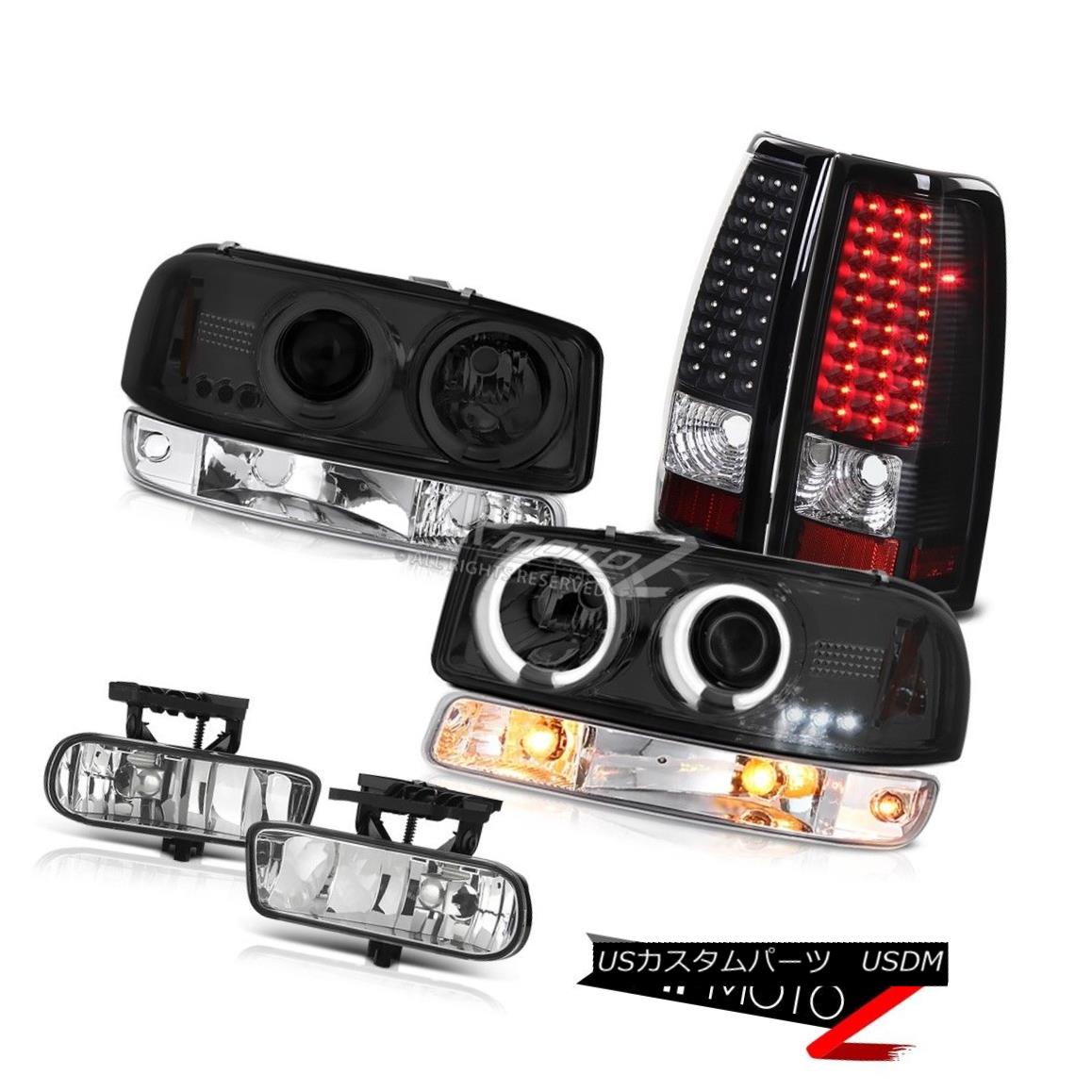 ヘッドライト 99-02 Sierra 4.3L Foglamps led tail brake lights parking lamp ccfl headlights 99-02シエラ4.3Lフォグランプは、テールブレーキライトの駐車ランプccflヘッドライトを導いた 【並行輸入品】