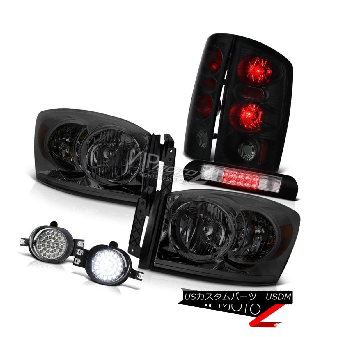 ヘッドライト Tinted Headlights L+R Tail Lamps L.E.D DRL System Roof Stop LED 2006 Ram ST 着色ヘッドライトL + RテールランプL.E.D DRLシステムルーフストップLED 2006 Ram ST 【並行輸入品】