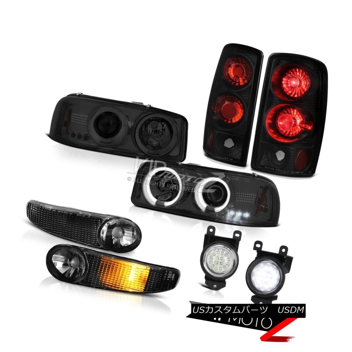 ヘッドライト 2x CCFL Headlight Bumper 2001-2006 GMC Yukon XL Denali Rear Tail Lights Fog Lamp 2x CCFLヘッドライトバンパー2001-2006 GMCユーコンXLデナリリアテールライトフォグランプ 【並行輸入品】