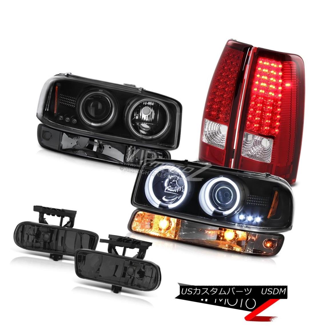 ヘッドライト 99-02 GMC Sierra Foglamps bloody red smd tail lights signal lamp ccfl headlamps 99-02 GMC Sierra Foglamps血の赤いsmdテールランプ信号ランプccflヘッドライト 【並行輸入品】