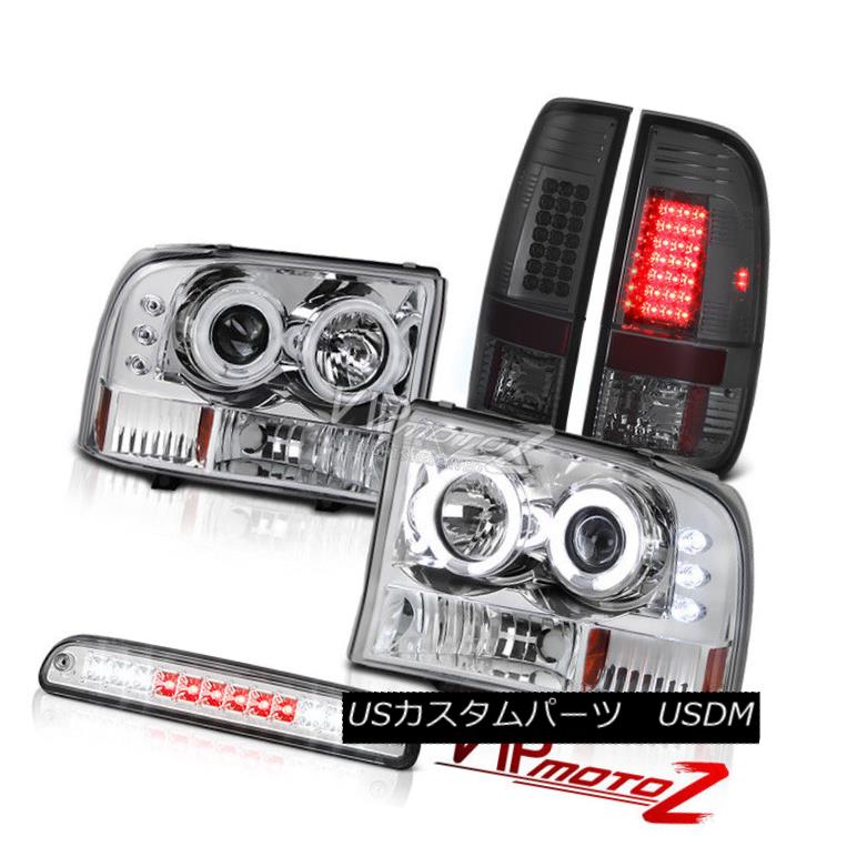 ヘッドライト Brightest CCFL Headlights High Brake Cargo LED L.E.D TailLight Smoke 99-04 F250 最も明るいCCFLヘッドライトハイブレーキカーゴLED L.E.D TailLight Smoke 99-04 F250 【並行輸入品】