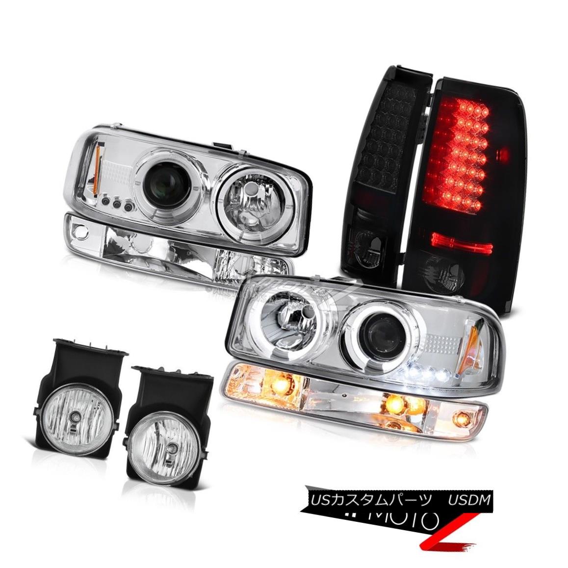 ヘッドライト 03-06 Sierra 3500HD Clear chrome fog lights tail brake bumper lamp Headlights 03-06 Sierra 3500HDクリアクロームフォグライトテールブレーキバンパーランプヘッドライト 【並行輸入品】