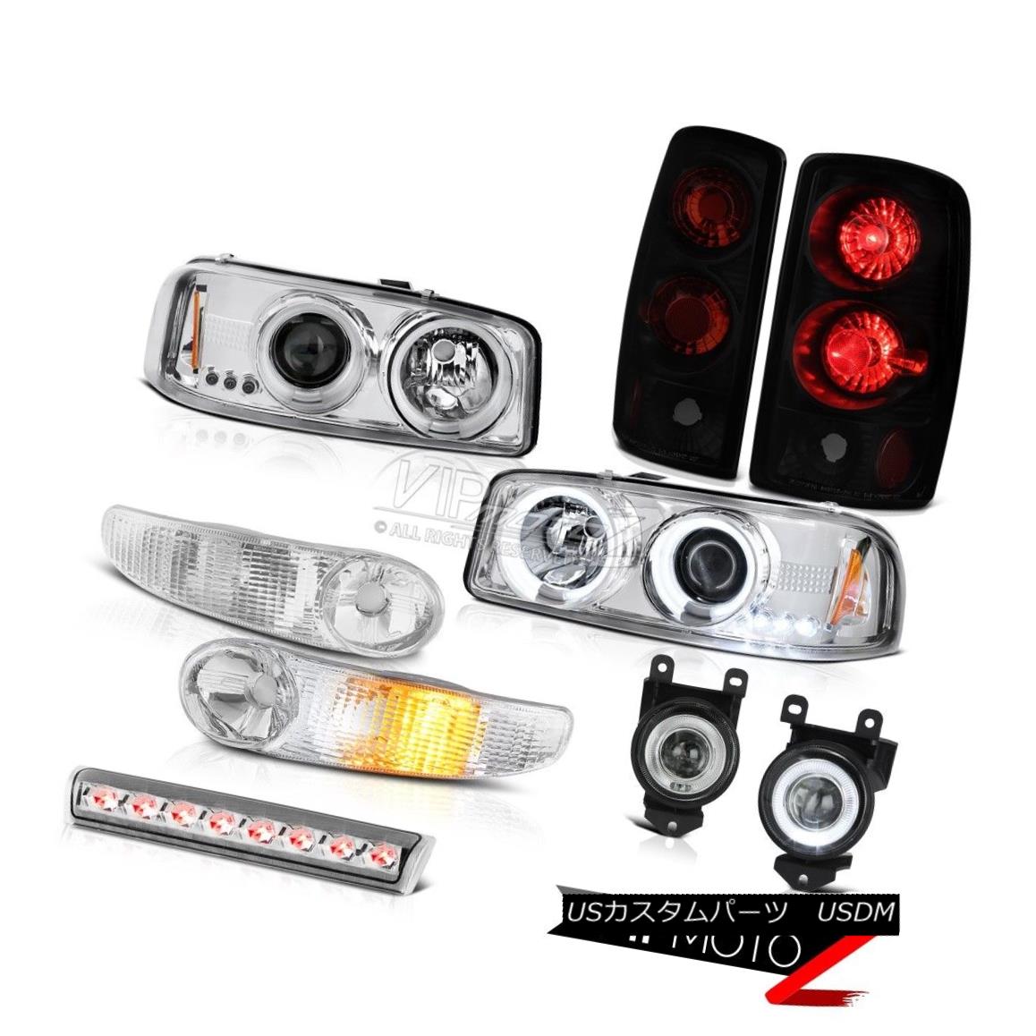 ヘッドライト Headlights Chrome Signal Rear Lamp Yellow FogLamps High Stop 04 05 06 Yukon 6.0L ヘッドライトクローム信号リア・ランプイエロー・フォグランプハイストップ04 05 06ユーコン6.0L 【並行輸入品】