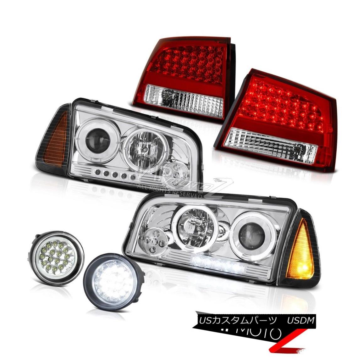 ヘッドライト 09-10 Dodge Charger 6.1L Chrome fog lamps taillamps parking light headlights 09-10ダッジチャージャー6.1Lクロームフォグランプテールランプパーキングライトヘッドライト 【並行輸入品】