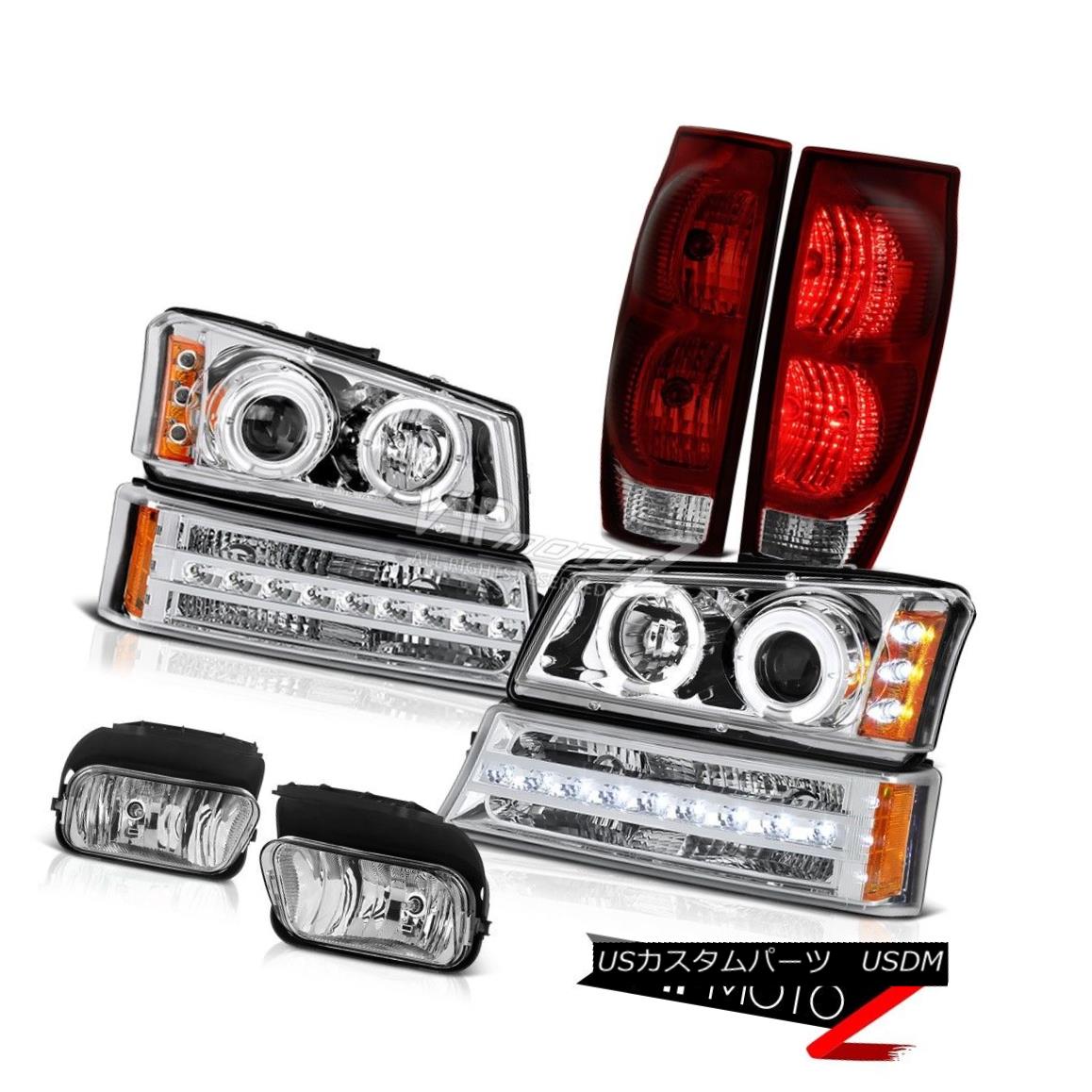 ヘッドライト 2003-2006 Chevy Avalanche Foglights Taillights Signal Lamp Projector Headlamps 2003-2006シボレーアバランシェフォグライトテールライトシグナルランププロジェクターヘッドランプ 【並行輸入品】