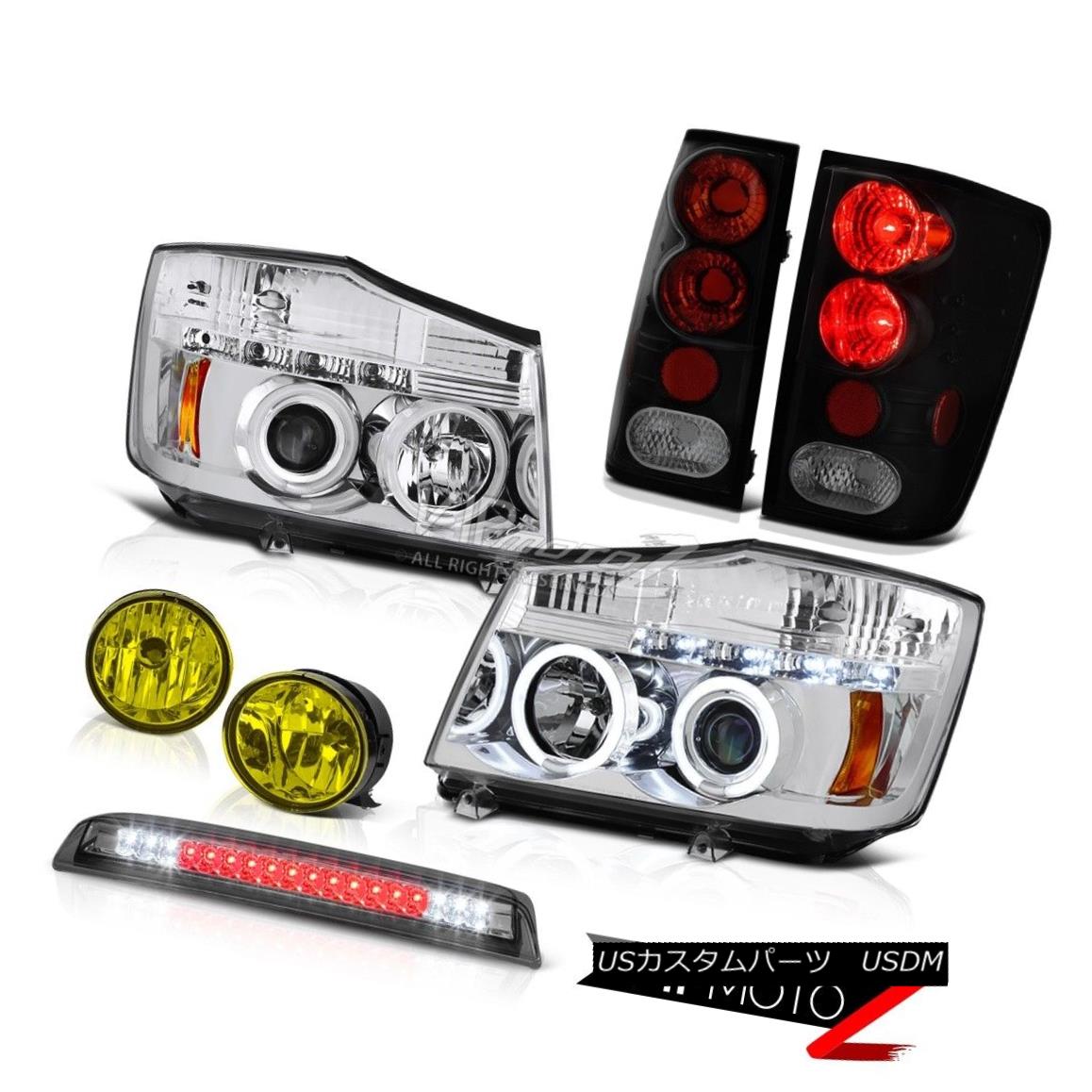 ヘッドライト Euro CCFL Headlight Tail Light Bumper Fog Brake Cargo LED For 2004-2015 Titan XE ユーロCCFLヘッドライトテールライトバンパーフォグブレーキカーゴLED 2004-2015 Titan XE 【並行輸入品】