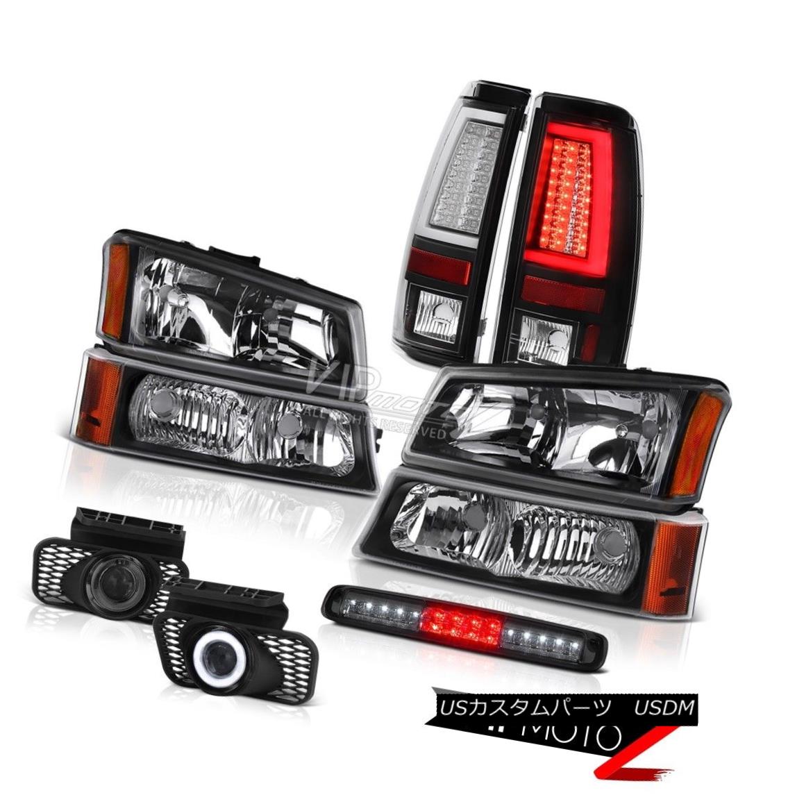 ヘッドライト 03-06 Silverado 3500Hd Tail Brake Lights Headlamps Smoked 3RD Light Fog Lamps 03-06 Silverado 3500Hdテールブレーキライトヘッドランプスモーク3RDライトフォグランプ 【並行輸入品】 68,426円