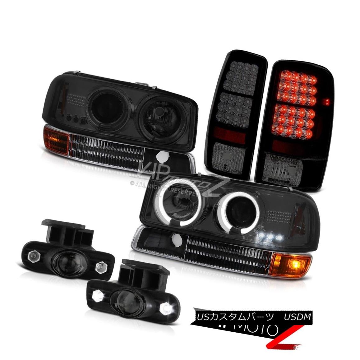 ヘッドライト 2000-2006 Yukon V8 Smoke Projector Headlights Halo LED Tail Lights Lamp FogLight 2000-2006 Yukon V8煙プロジェクターヘッドライトHalo LEDテールライトランプFogLight 【並行輸入品】