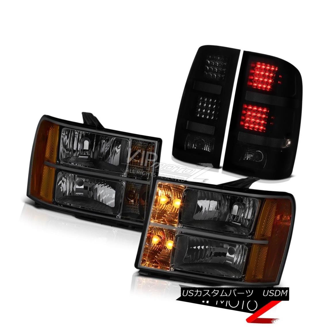 最新最全の Smoke Darkest Wt 2500 Sierra 08 14 ヘッドライト Taillights Wt暗い煙の曇りダーク ヘッドランプsmdのアセンブリ 08年 14年シエラ2500 Assembly Smd Headlamps Dark ライト ランプ