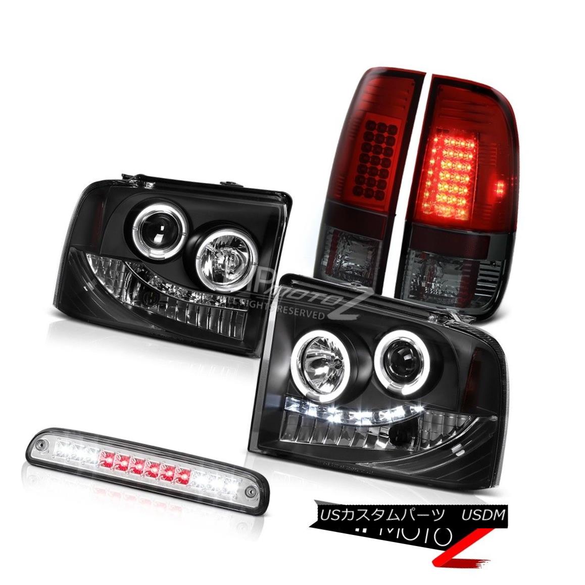 ヘッドライト Black DRL Projector Headlight LED Bulbs Tail Lamp Euro Third Brake 05-07 F350 XL ブラックDRLプロジェクターヘッドライトLED球根テールランプユーロサードブレーキ05-07 F350 XL 【並行輸入品】 68,426円