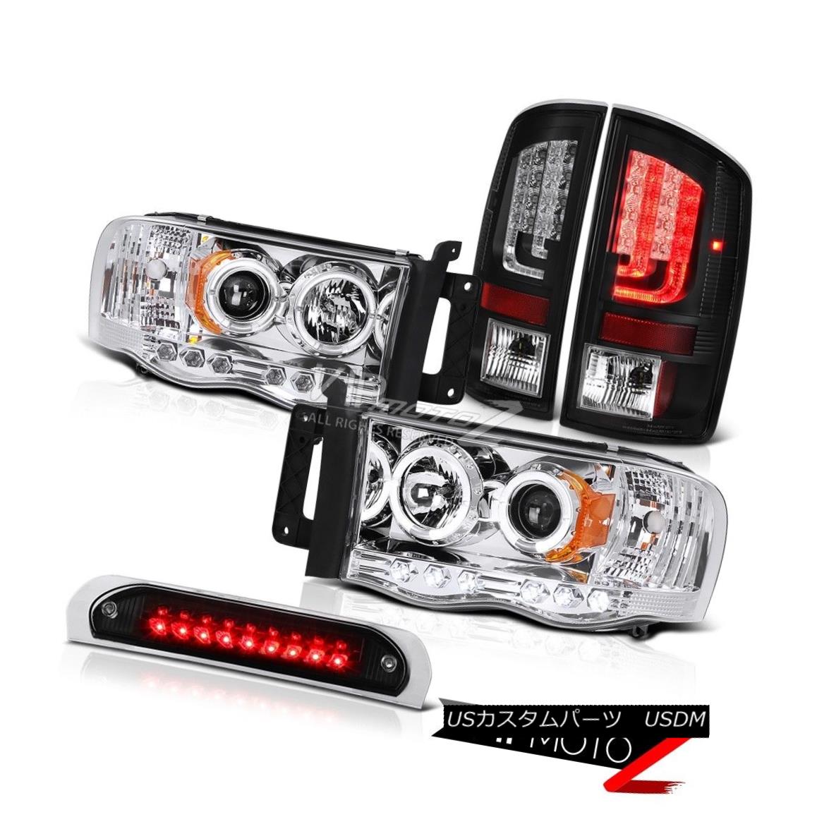 ヘッドライト 02-05 Dodge Ram 1500 2500 SLT Taillamps Roof Cab Lamp CrySTal Clear Headlights 02-05ダッジラム1500 2500 SLTタイルランプルーフキャブランプCrySTalクリアヘッドライト 【並行輸入品】