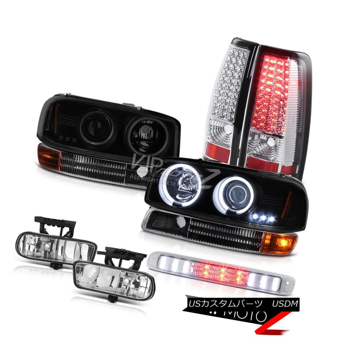 ヘッドライト CCFL Angel Eye Headlights Signal Tail Lamp Fog High Stop LED 99-02 Sierra 2500HD CCFLエンジェルアイヘッドライト信号テールランプFOGハイストップLED 99-02 Sierra 2500HD 【並行輸入品】
