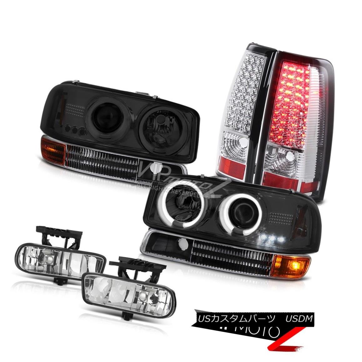 ヘッドライト Fluorescence Halo Headlights Turn Signal Tail Lights Foglights 1999-2003 Sierra 蛍光ハローヘッドライトターンシグナルテールライトフォグライト1999-2003 Sierra 【並行輸入品】