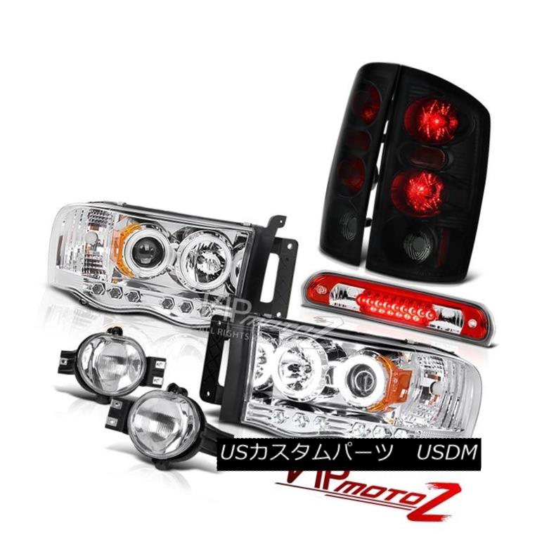 ヘッドライト 02 03 04 05 Ram CCFL Halo DRL Headlight Smoke Black Tail Lamps Fog 3rd Brake LED 02 03 04 05 Ram CCFL Halo DRLヘッドライトスモークブラックテールランプフォグ3rdブレーキLED 【並行輸入品】